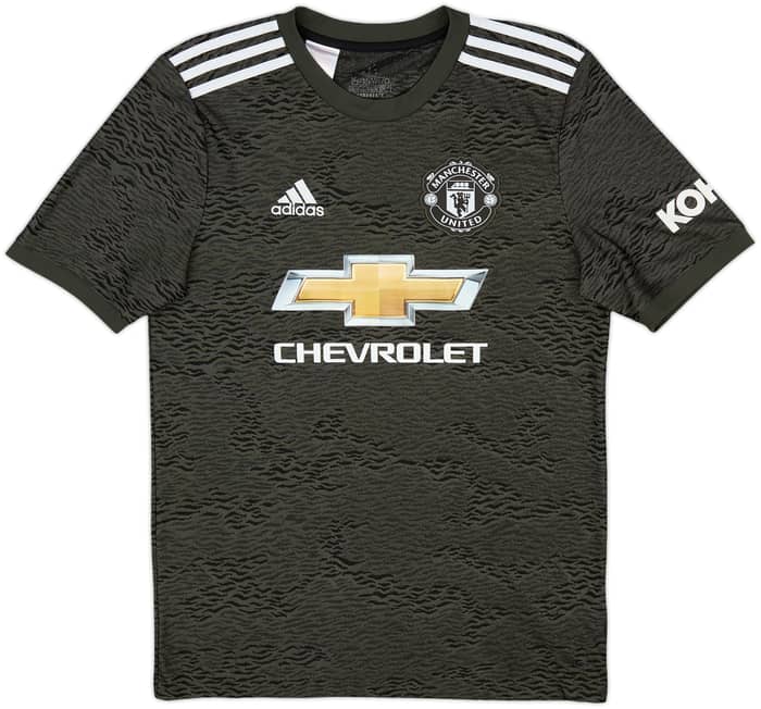 2020-21 Manchester United Away Shirt B.Fernandes #18 - 9/10 - (XL.Boys)