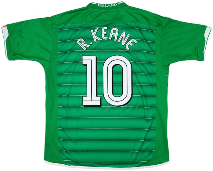 2003-04 Ireland Home Shirt R.Keane #10 - 9/10 - (XL)