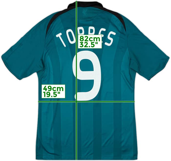2008-09 Liverpool Third Shirt Torres #9 - 7/10 - (L)