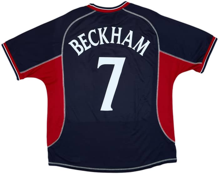 2000-01 Manchester United Third Shirt Beckham #7 - 8/10 - (XL)