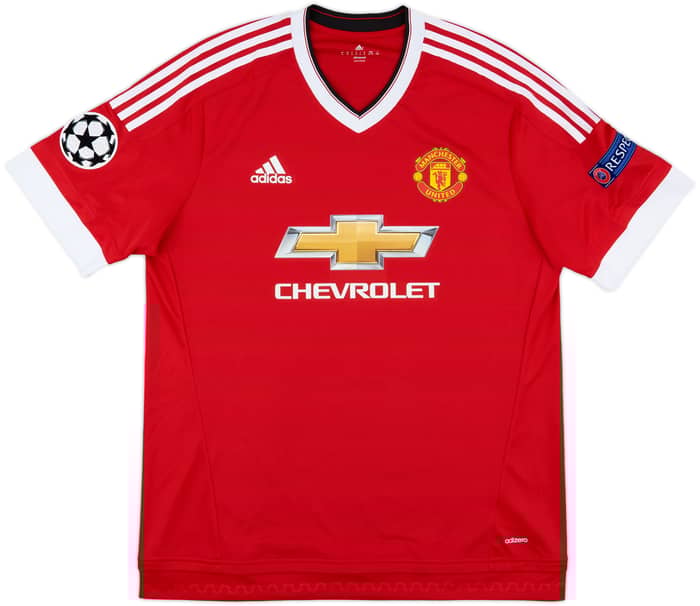 2015-16 Manchester United Authentic Home Shirt - 9/10 - (XL)