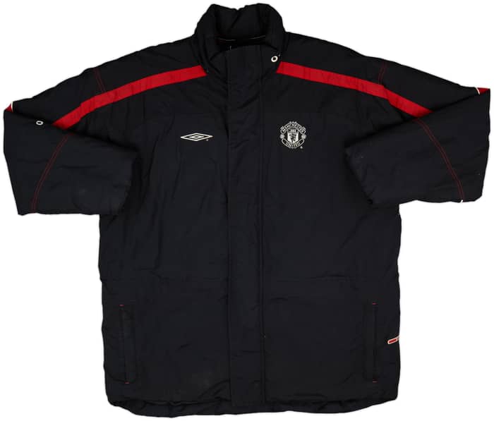 2000-01 Manchester United Umbro Padded Bench Coat - 6/10 - (M)