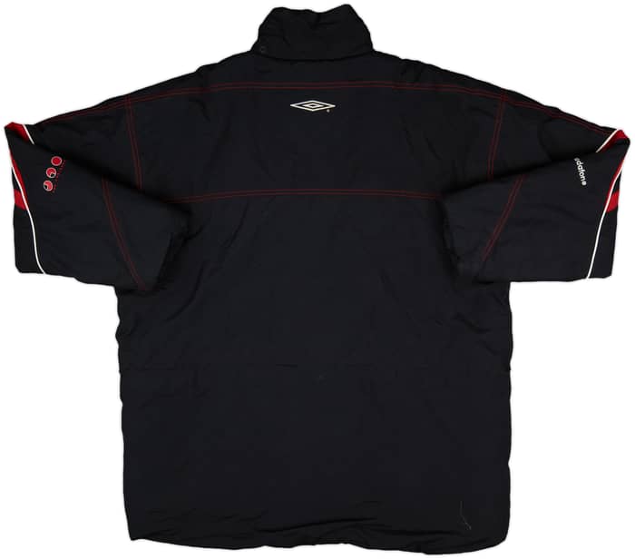 2000-01 Manchester United Umbro Padded Bench Coat - 6/10 - (M)