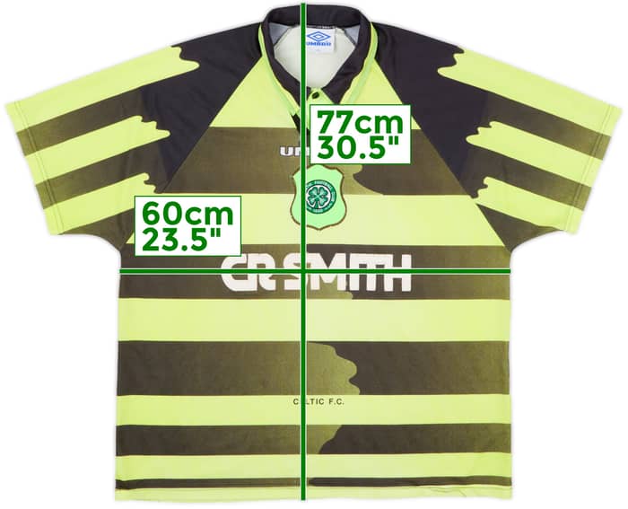 1996-97 Celtic Away Shirt - 7/10 - (XXL)