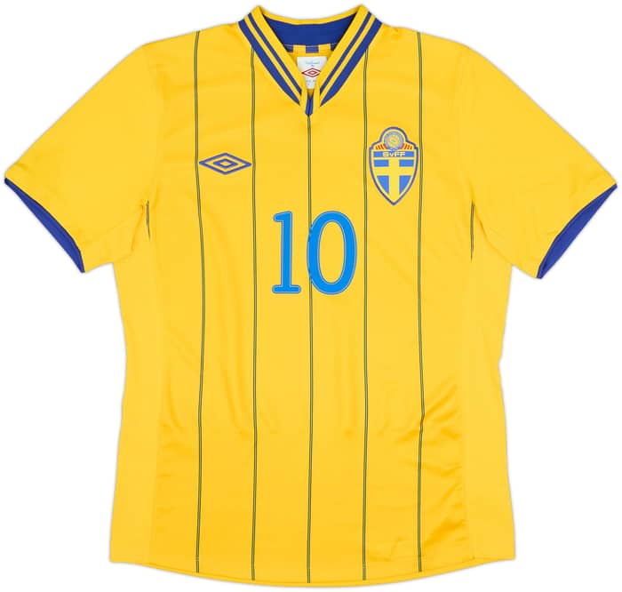2012-13 Sweden Home Shirt Ibrahimovic #10 - 7/10 - (S)