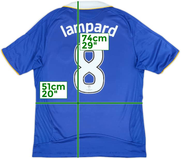 2008-09 Chelsea Home Shirt Lampard #8 - 6/10 - (M)