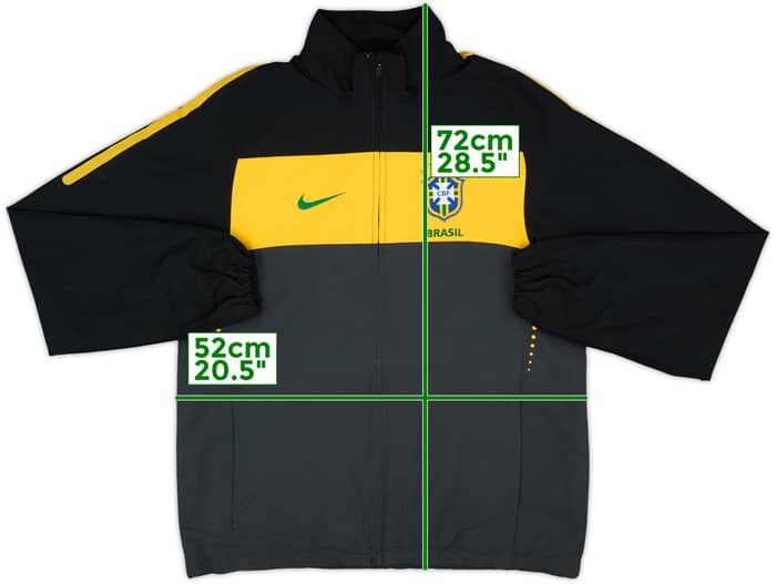 2010-11 Brazil Nike Track Jacket - 7/10 - (S)