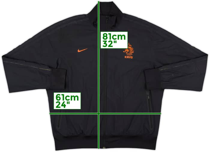2012-13 Netherlands Nike Track Jacket - 7/10 - (XXL)