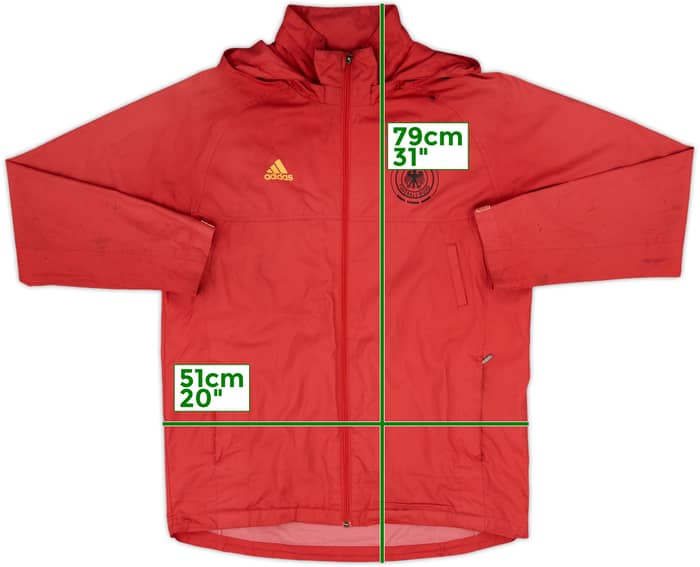 2009-10 Germany adidas Hooded Rain Jacket - 4/10 - (M)