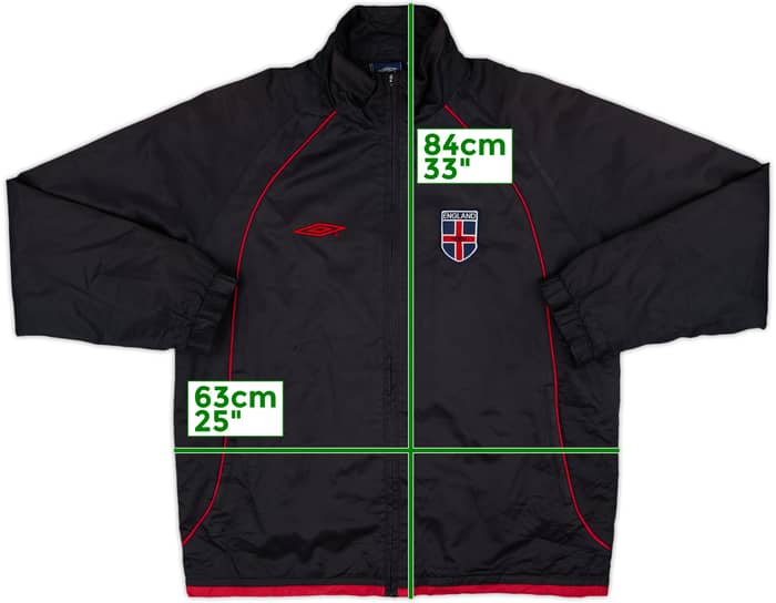2002-04 England Umbro Rain Jacket - 7/10 - (L)