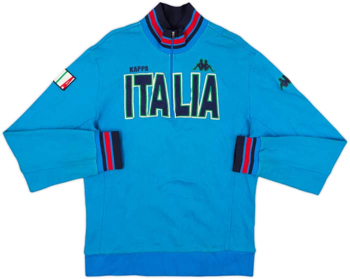 2009-10 Italy Kappa 1/4 Zip Training Top - 6/10 - (L)