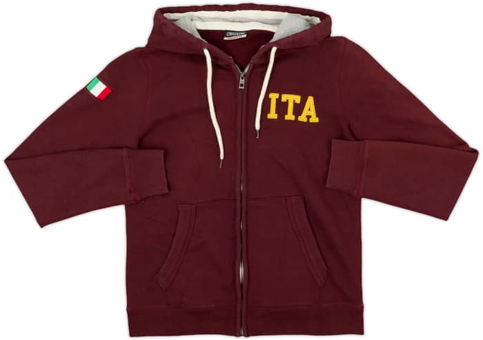 2009-10 Italy Kappa Hooded Track Jacket - 8/10 - (M)