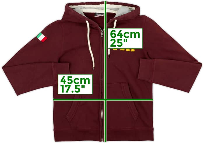 2009-10 Italy Kappa Hooded Track Jacket - 8/10 - (M)