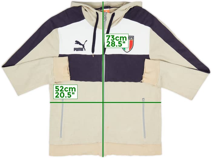 2012-13 Italy Puma Hooded Track Jacket - 6/10 - (XL)