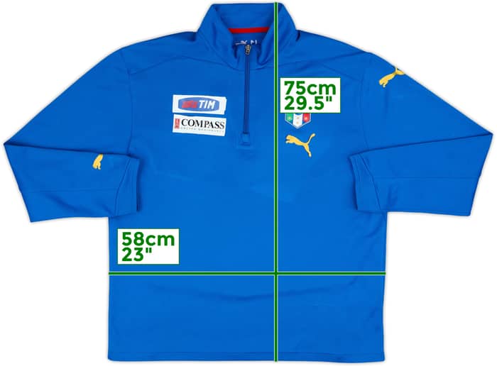 2006-08 Italy Puma 1/4 Zip Training Top - 6/10 - (M)