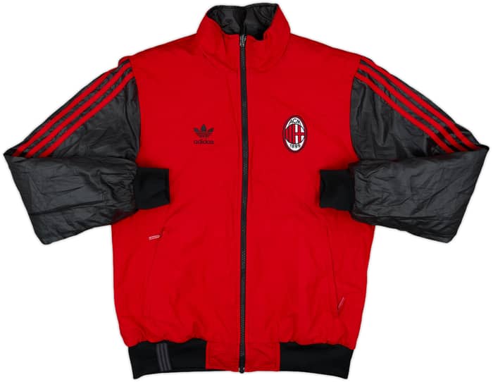 2008-09 AC Milan adidas Reversible Rain Jacket - 7/10 - (S)