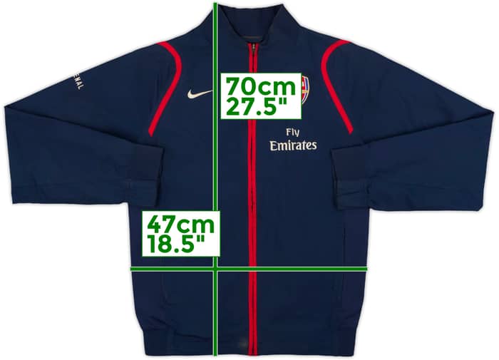 2006-07 Arsenal Nike Track Jacket - 6/10 - (S)