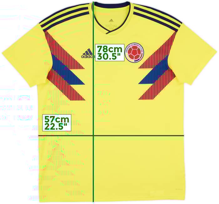 2018-19 Colombia Home Shirt - 8/10 - (L)