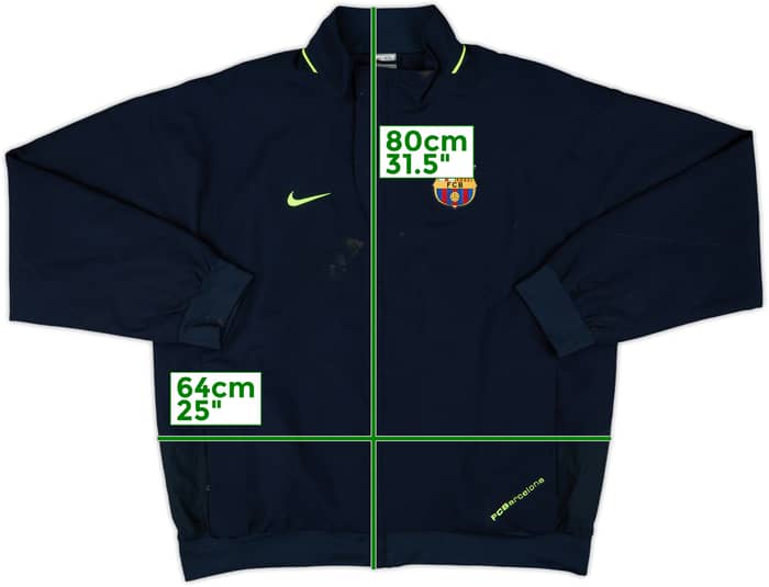 2007-08 Barcelona Nike Track Jacket - 5/10 - (XXL)