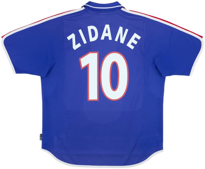 2000-02 France Home Shirt Zidane #10 - 5/10 - (XL)