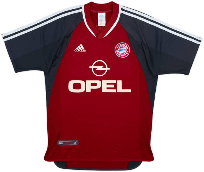 2001-02 Bayern Munich Home Shirt Elber #9 - 8/10 - (S)