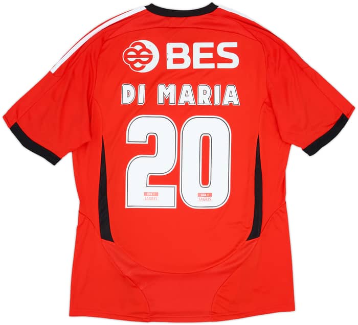 2008-09 Benfica Home Shirt Di Maria #20 - 7/10 - (XL)