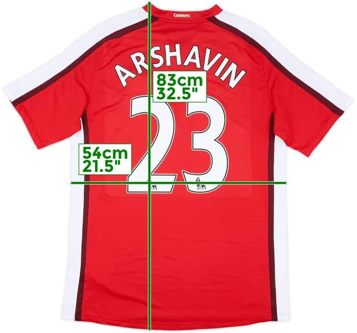 2008-10 Arsenal Home Shirt Arshavin #23 - 10/10 - (L)