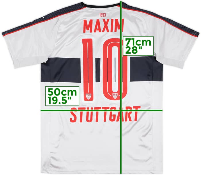 2016-17 Stuttgart Third Shirt Maxim #10 - 8/10 - (XL.Boys)