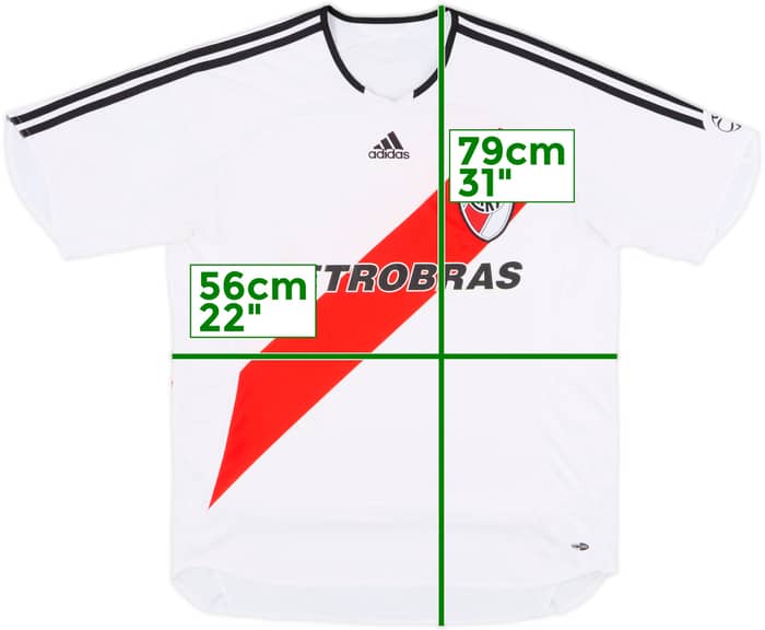 2006-07 River Plate Home Shirt - 7/10 - (L)