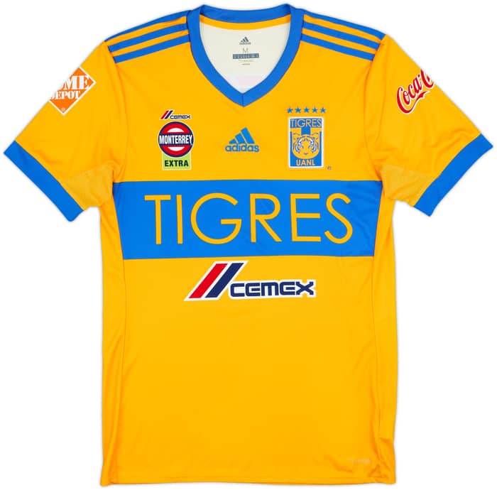 2017-18 Tigres UANL Home Shirt - 8/10 - (M)