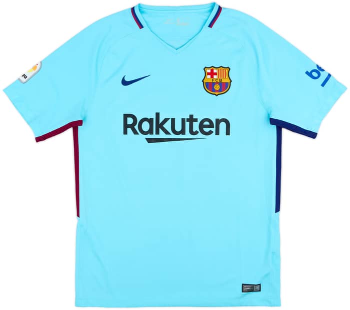 2017-18 Barcelona Away Shirt Messi #10 - 7/10 - (M)