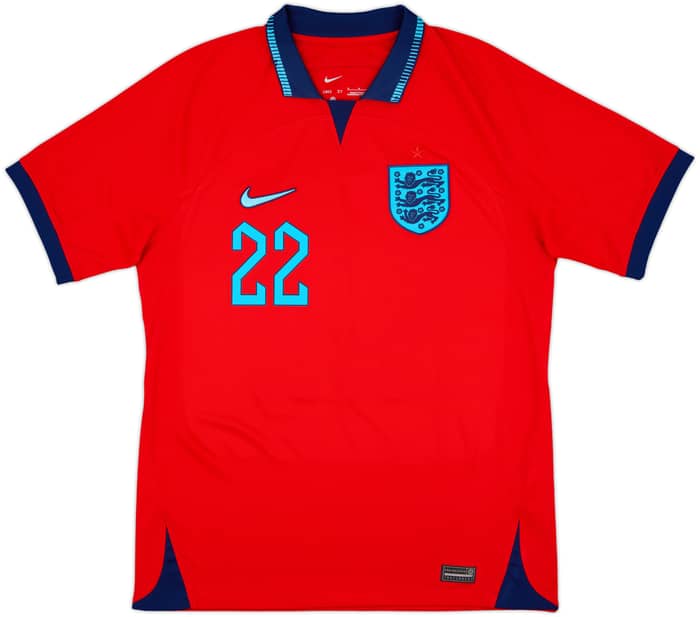 2022-23 England Away Shirt Bellingham #22 - 8/10 - (M)