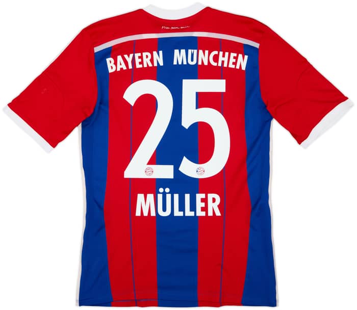 2014-15 Bayern Munich Home Shirt Muller #25 - 8/10 - (S)