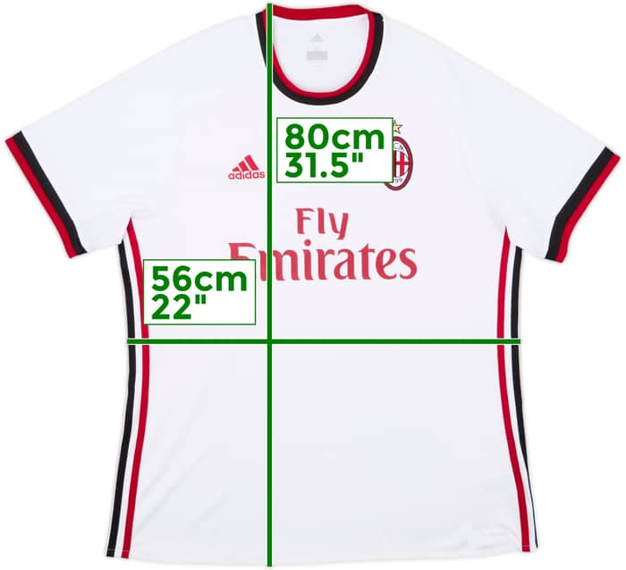 2017-18 AC Milan Away Shirt - 7/10 - (XL)