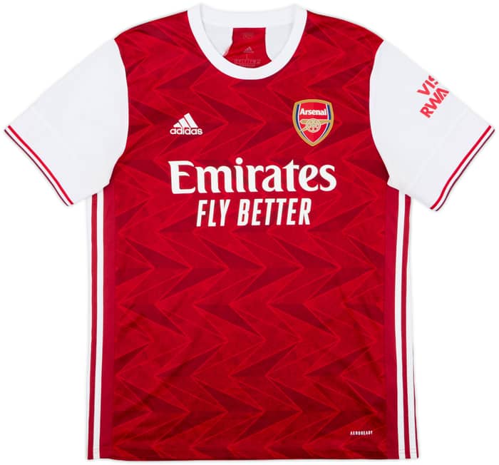 2020-21 Arsenal Home Shirt Saka #7 - 8/10 - (L)