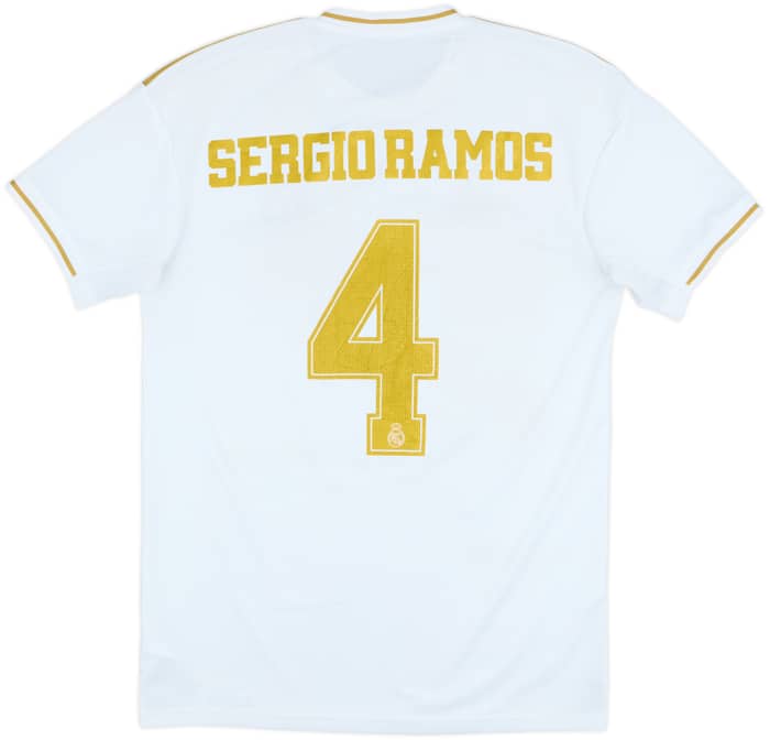 2019-20 Real Madrid Home Shirt Sergio Ramos #4 - 8/10 - (M)