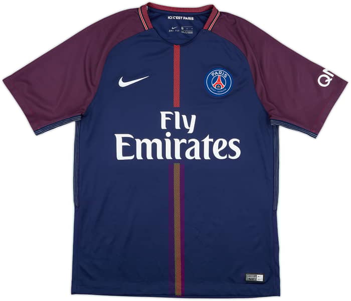 2017-18 Paris Saint-Germain Home Shirt Neymar Jr #10 - 5/10 - (M)