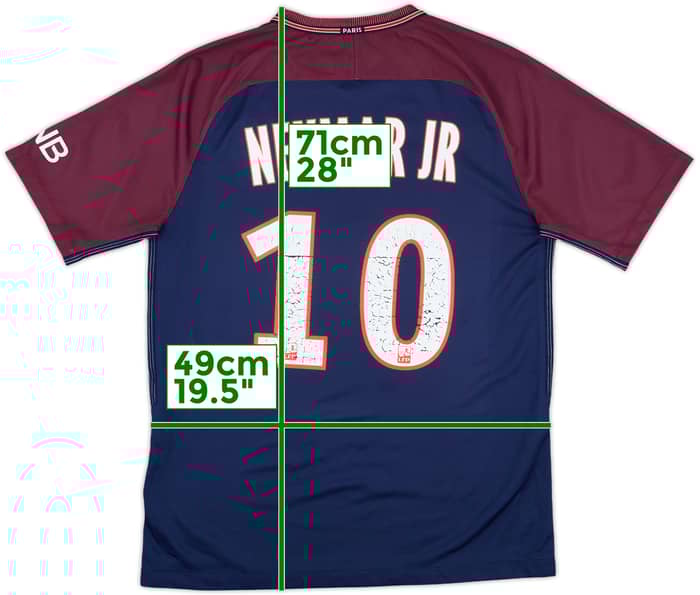2017-18 Paris Saint-Germain Home Shirt Neymar Jr #10 - 5/10 - (M)