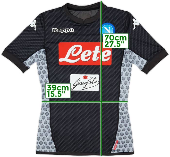 2017-18 Napoli Authentic Fourth Shirt - 7/10 - (S)