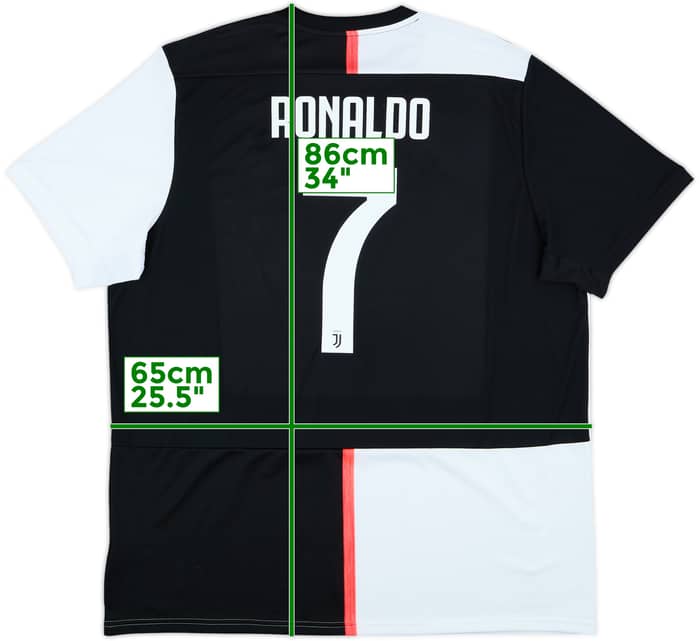 2019-20 Juventus Home Shirt Ronaldo #7 - 10/10 - (XXL)