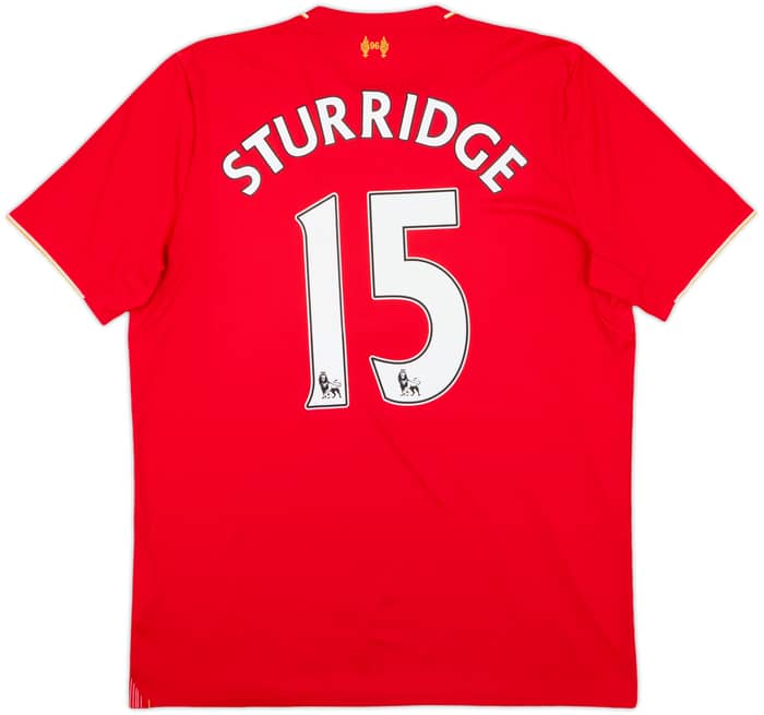 2015-16 Liverpool Home Shirt Sturridge #15 - 7/10 - (XL)