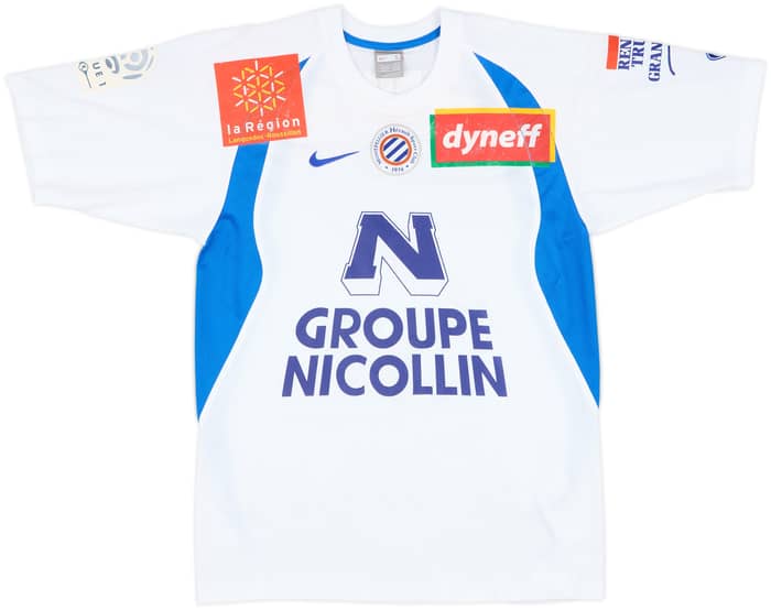 2009-10 Montpellier Match Issue Away Shirt J.Marveaux #6