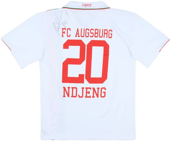 2011-12 Augsburg Signed Home Shirt Ndjeng #20 - 9/10 - (XS)