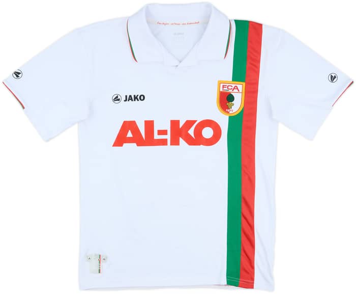 2011-12 Augsburg Signed Home Shirt Ndjeng #20 - 9/10 - (XS)