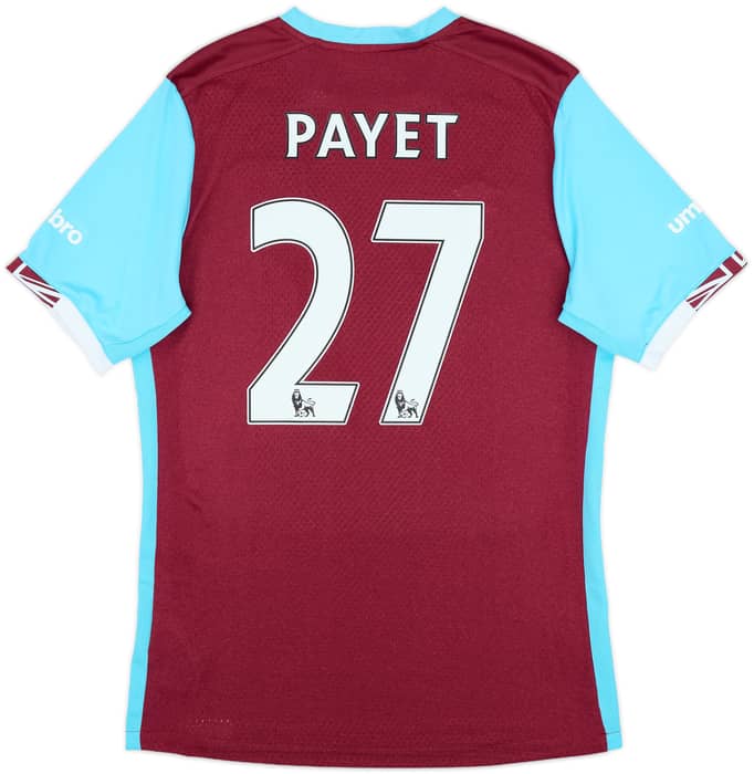 2016-17 West Ham Home Shirt Payet #27 - 6/10 - (M)