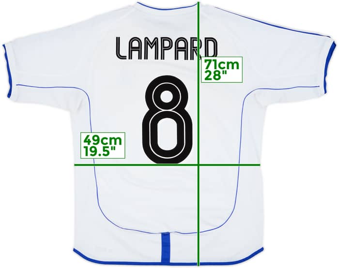 2001-03 Chelsea Away Shirt Lampard #8 - 7/10 - (M)