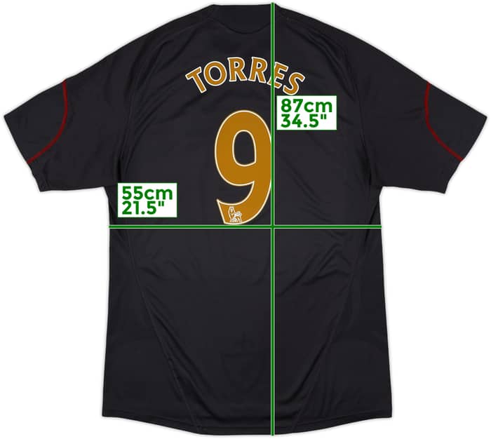 2009-10 Liverpool Away Shirt Torres #9 - 6/10 - (XL)
