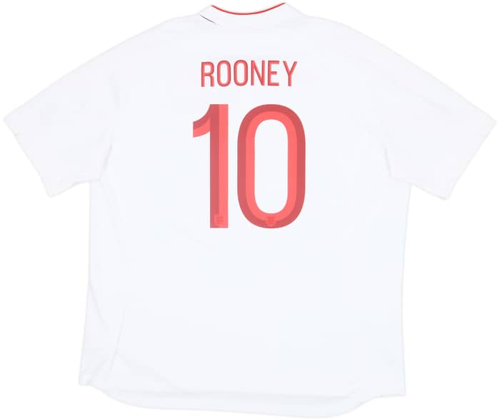 2012-13 England Home Shirt Rooney #10 - 9/10 - (3XL)