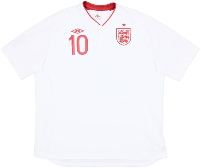 2012-13 England Home Shirt Rooney #10 - 9/10 - (3XL)