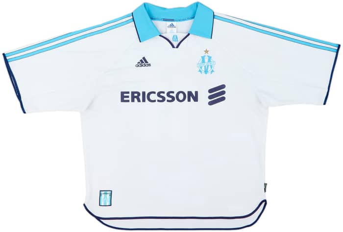 1999-00 Olympique Marseille Home Shirt Ravanelli #11 - 8/10 - (XL)